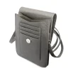 Geanta pentru telefon Guess PU Saffiano Triangle Logo Grey