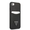 Husa Guess Saffiano Double Card Zadni Kryt pro iPhone 7/8/SE2020 Black