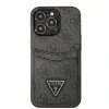 Husa Guess 4G Saffiano Double Card pentru  iPhone 13 Pro Black