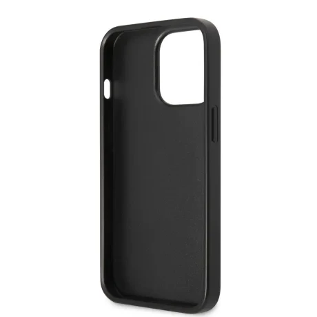 Husa Guess 4G Saffiano Double Card pentru  iPhone 13 Pro Black
