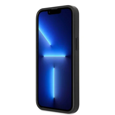 Husa Guess 4G Saffiano Double Card pentru  iPhone 13 Pro Black