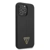 Husa Guess Silicone Line Triangle pentru iPhone 13 Pro Black