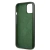 Husa Guess 4G Silicone Metal Logo pentru iPhone 13 Kaki