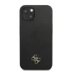 Husa Guess 4G Silicone Metal Logo pentru iPhone 13 mini Black