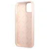 Husa  Guess 4G Silicone Metal Logo Zadni Kryt pro iPhone 13 mini Pink