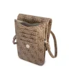 Geanta pentru Telefon Guess PU 4G Triangle Logo  Brown