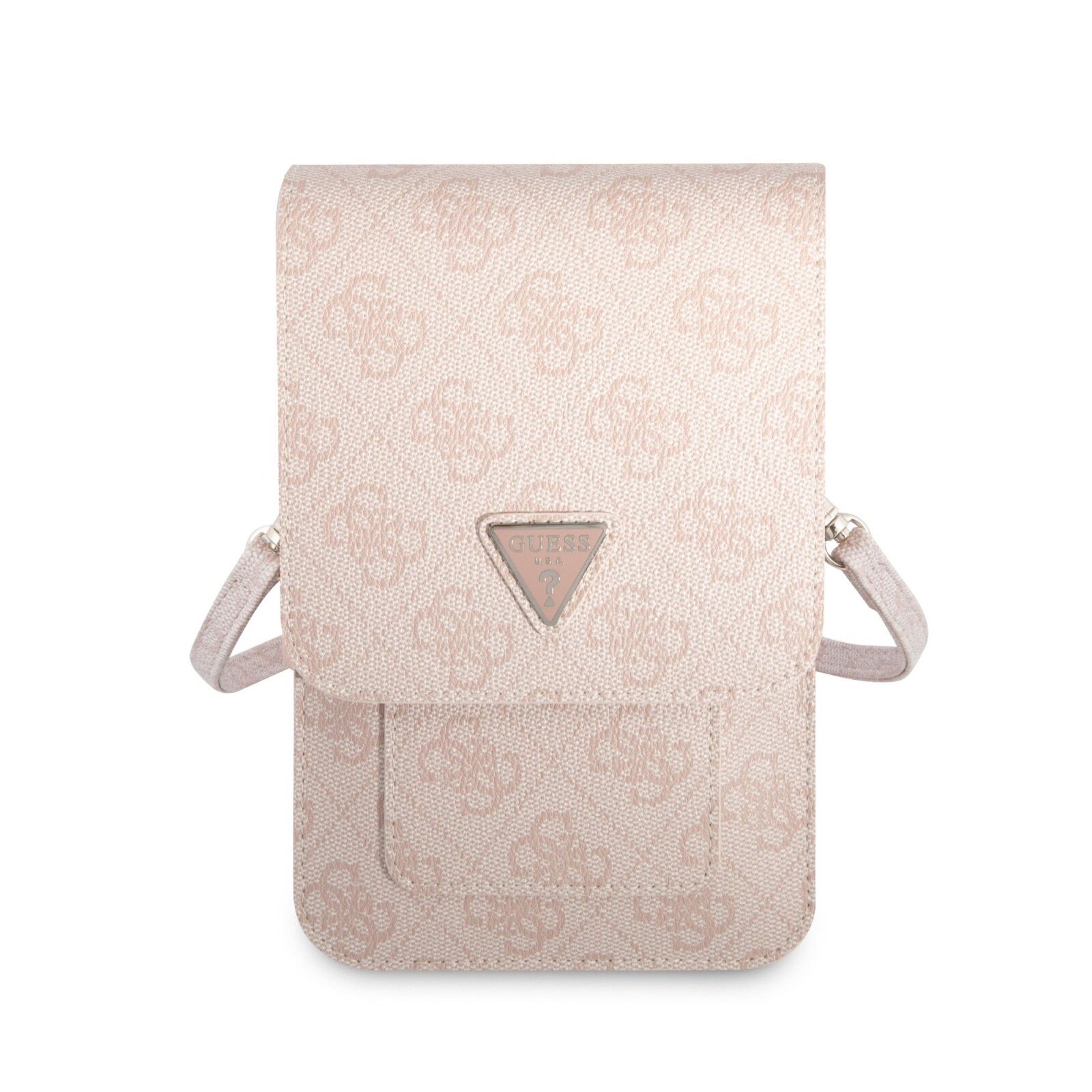 Geanta  pentru Telefon Guess PU 4G Triangle Logo Pink thumb