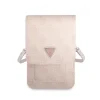 Geanta  pentru Telefon Guess PU 4G Triangle Logo Pink