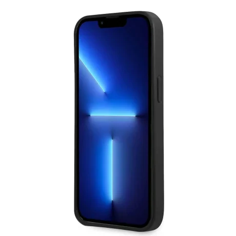 Husa Guess Saffiano Double Card pentru iPhone 13 mini Black