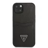 Husa Guess Saffiano Double Card pentru iPhone 13 mini Black