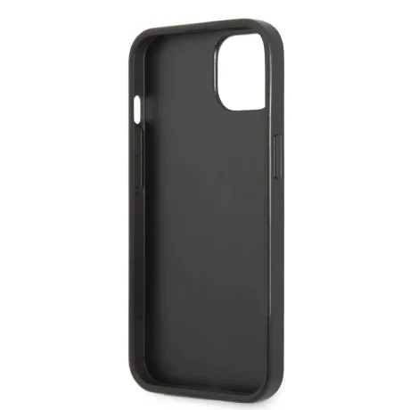 Husa Guess Saffiano Double Card pentru iPhone 13 mini Black