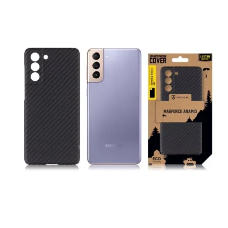 Husa Cover Hard Tactical MagForce Aramid pentru Samsung Galaxy S21 Black