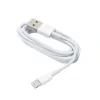Cablu USB - Lightning 1,0 m 1A alb vrac