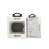Husa  Guess Glitter Printed Logo Silicone pentru Airpods 3 Black
