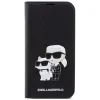 Husa Karl Lagerfeld PU Saffiano Karl and Choupette NFT Book pentru  iPhone 13 Pro Max Negru