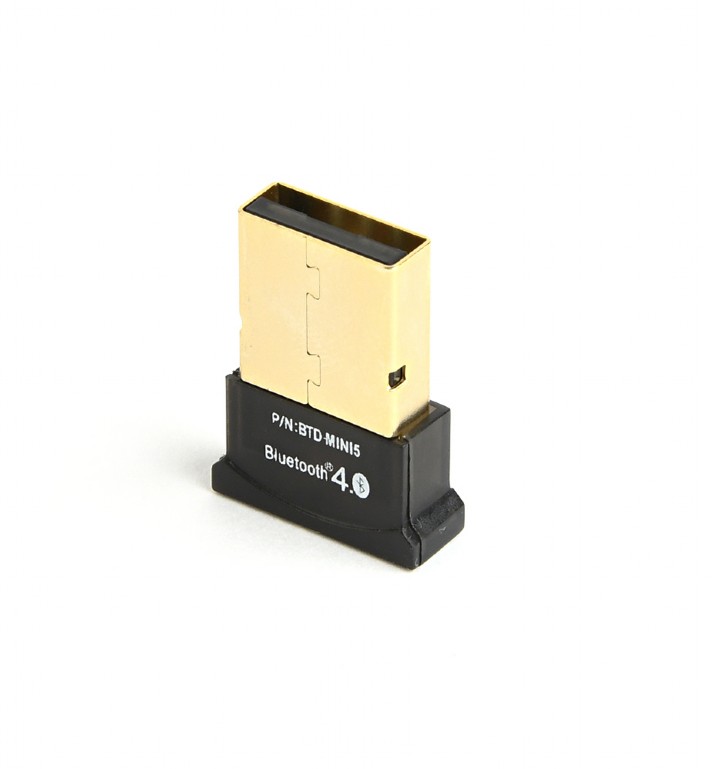 ADAPTOARE Bluetooth Gembird, conectare prin USB 2.0, distanta 50 m (pana la), Bluetooth v4.0, antena interna, "BTD-MINI5" (include TV 0.18lei) thumb