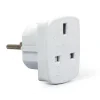 ADAPTOR UK GEMBIRD, Socket UK, conectare prin Schuko (T), 7.5 A, fara protectie, alb, &quot;A-AC-UKEU-001&quot; (include TV 0.8lei)