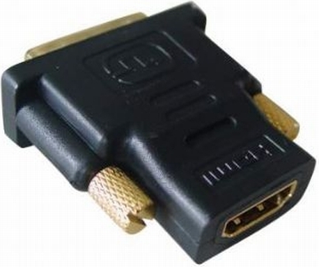 ADAPTOR video GEMBIRD, DVI-D SL (T) la HDMI (M), conectori auriti, black, "A-HDMI-DVI-2" (include TV 0.06 lei) thumb