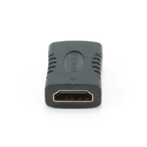 ADAPTOR video GEMBIRD, HDMI (M) la HDMI (M), conectori auriti, black, &quot;A-HDMI-FF&quot; (include TV 0.06 lei)