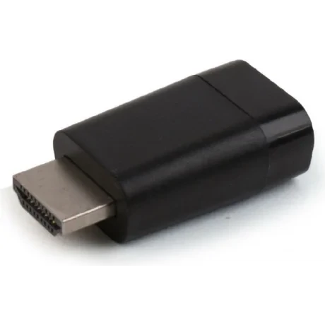 ADAPTOR video GEMBIRD, HDMI (T) la VGA (M), rezolutie maxima Full HD (1920 x 1080) la 60Hz, black, &quot;A-HDMI-VGA-001&quot; (include TV 0.06 lei)