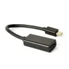 ADAPTOR video GEMBIRD, Mini-DisplayPort (T) la DisplayPort (M), rezolutie maxima 4K (3840 x 2160) la 30Hz, black, &quot;A-mDPM-DPF4K-01&quot; (include TV 0.06 lei)