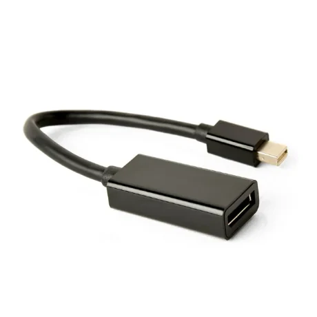ADAPTOR video GEMBIRD, Mini-DisplayPort (T) la DisplayPort (M), rezolutie maxima 4K (3840 x 2160) la 30Hz, black, &quot;A-mDPM-DPF4K-01&quot; (include TV 0.06 lei)