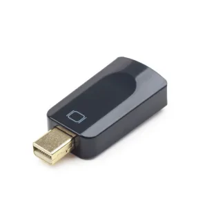 ADAPTOR video GEMBIRD, Mini-DisplayPort (T) la HDMI (M), rezolutie maxima Full HD (1920 x 1080) la 60Hz, black, &quot;A-mDPM-HDMIF-01&quot; (include TV 0.06 lei)