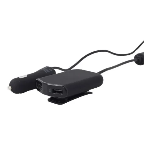 ALIMENTATOR auto GEMBIRD, 4 x USB, pt. bricheta auto 2 x USB, pt. bancheta din spate 2 x USB, 1.8m cablu, maxim 9.6A, black, &quot;EG-4U-CAR-01&quot; (include TV 0.18lei)