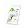 ALIMENTATOR retea 220V GEMBIRD, universal, 1 x USB, 2.1A, alb, "EG-UC2A-02-W" (include TV 0.18lei)