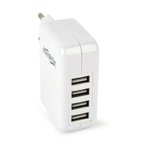 ALIMENTATOR retea 220V GEMBIRD, universal, 4 x USB, maxim 3.1A, alb, "EG-U4AC-02" (include TV 0.18lei)