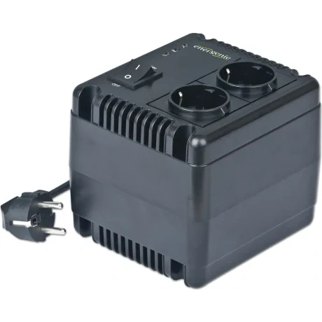 AVR GEMBIRD  1000VA/ 600W, 2 x socket Schuko, indicatie status cu LED, sinusoida pura, "EG-AVR-1001"i)  (include TV 3.5lei)