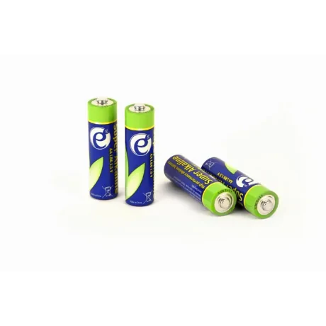 BATERIE GEMBIRD  AA (R6), 1.5V alcalina,  4 buc., &quot;EG-BA-AA4-01&quot; (include TV 0.32lei)