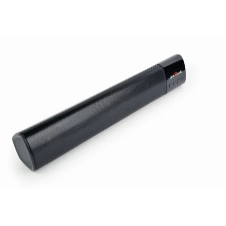 BOXE GEMBIRD portabile bluetooth, tip soundbar, RMS: 10W (2 x 5W), baterie 1200mAh, black, &quot;SPK-BT-BAR400-01&quot;  (include TV 1.75 lei)