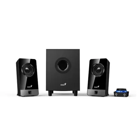 BOXE GENIUS 2.1, RMS: 10W (2 x 3.25W + 1 x 3.5W), black wood, "SW-2.1 300X" "31730041400"  (include TV 10lei)