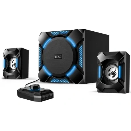 BOXE GENIUS 2.1, RMS: 36W (2 x 6W + 1 x 24W), gaming, black &amp;amp; blue, &quot;SW-G2.1 1200&quot; &quot;31730044400&quot;  (include TV 10lei)