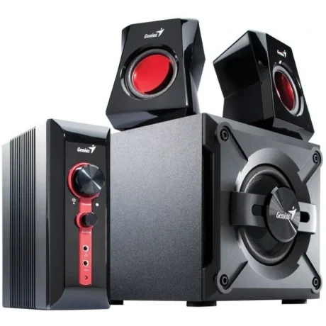 BOXE GENIUS 2.1, RMS: 38W (2 x 9W + 1 x 20W), gaming, black &amp;amp; red, "SW-G2.1 1250 II" "31730019400"  (include TV 10lei)
