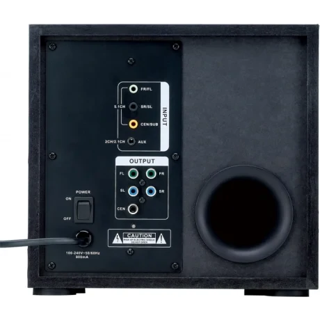 BOXE GENIUS 5.1, RMS:  80W (5 x 10W + 1 x 30W), gaming, telecomanda wireless, black, &quot;SW-G5.1 3500&quot; &quot;31731017100&quot;  (include TV 10lei)
