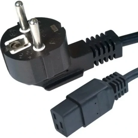 CABLU alimentare GEMBIRD 1.8m, intrare Shucko, iesire C19, 16A, bulk, black, &quot;PC-186-C19&quot; (include TV 0.8lei)