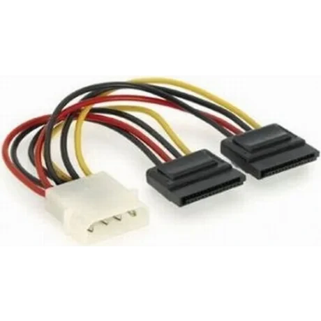 CABLU alimentare GEMBIRD, adaptor Molex la 2 x S-ATA, 15cm, &quot;CC-SATA-PSY&quot; (include TV 0.06 lei)