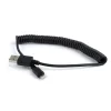 CABLU alimentare si date GEMBIRD, pt. smartphone, USB 2.0 (T) la Lightning (T), 1.5m, spiralat, negru, &quot;CC-LMAM-1.5M&quot; (include TV 0.06 lei)