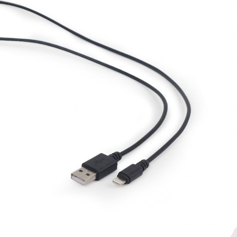 CABLU alimentare si date GEMBIRD, pt. smartphone, USB 2.0 (T) la Lightning (T), 3m, black, "CC-USB2-AMLM-10" (include TV 0.06 lei) thumb