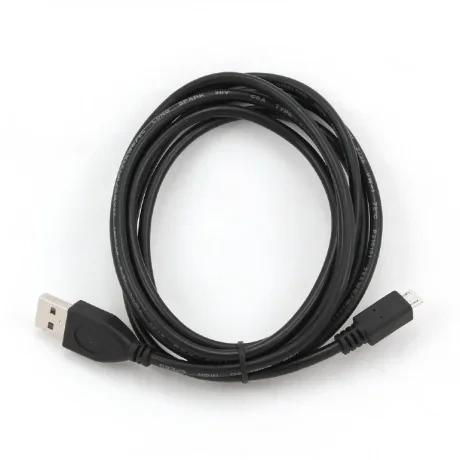 CABLU alimentare si date GEMBIRD, pt. smartphone, USB 2.0 (T) la Micro-USB 2.0 (T), 0.1m, black, &quot;CCP-mUSB2-AMBM-0.1M&quot; (include TV 0.06 lei)