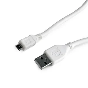 CABLU alimentare si date GEMBIRD, pt. smartphone, USB 2.0 (T) la Micro-USB 2.0 (T), 3m, alb, &quot;CCP-mUSB2-AMBM-W-10&quot; (include TV 0.06 lei)