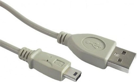 CABLU alimentare si date GEMBIRD, pt. smartphone, USB 2.0 (T) la Mini-USB 2.0 (T), 1.8m, alb, "CC-USB2-AM5P-6" (include TV 0.06 lei) thumb