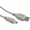 CABLU alimentare si date GEMBIRD, pt. smartphone, USB 2.0 (T) la Mini-USB 2.0 (T), 1.8m, alb, "CC-USB2-AM5P-6" (include TV 0.06 lei)