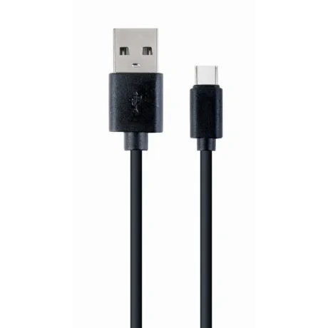 CABLU alimentare si date GEMBIRD, pt. smartphone, USB 2.0 (T) la USB 2.0 Type-C (T), 1m, negru, &quot;CC-USB2-AMCM-1M&quot; (include TV 0.06 lei)
