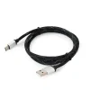 CABLU alimentare si date GEMBIRD, pt. smartphone, USB 2.0 (T) la USB 2.0 Type-C (T), 2.5m, negru, &quot;CCP-USB2-AMCM-2.5M&quot; (include TV 0.06 lei)