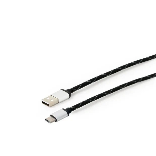 CABLU alimentare si date GEMBIRD, pt. smartphone, USB 2.0 (T) la USB 2.0 Type-C (T), 2.5m, negru, &quot;CCP-USB2-AMCM-2.5M&quot; (include TV 0.06 lei)