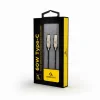 CABLU alimentare si date GEMBIRD, pt. smartphone, USB 2.0, USB Type-C (T) la USB Type-C (T), 1m, suporta incarcare PD 60W, negru, &quot;CC-USB2PD60-CMCM-1M&quot; (include TV 0.06 lei)