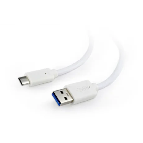 CABLU alimentare si date GEMBIRD, pt. smartphone, USB 3.0 (T) la USB 3.1 Type-C (T), 36W, 1m, alb, &quot;CCP-USB3-AMCM-1M-W&quot; (include TV 0.06 lei)